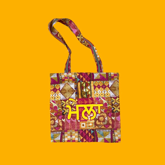 Baag Phulkari Digital Print Bag