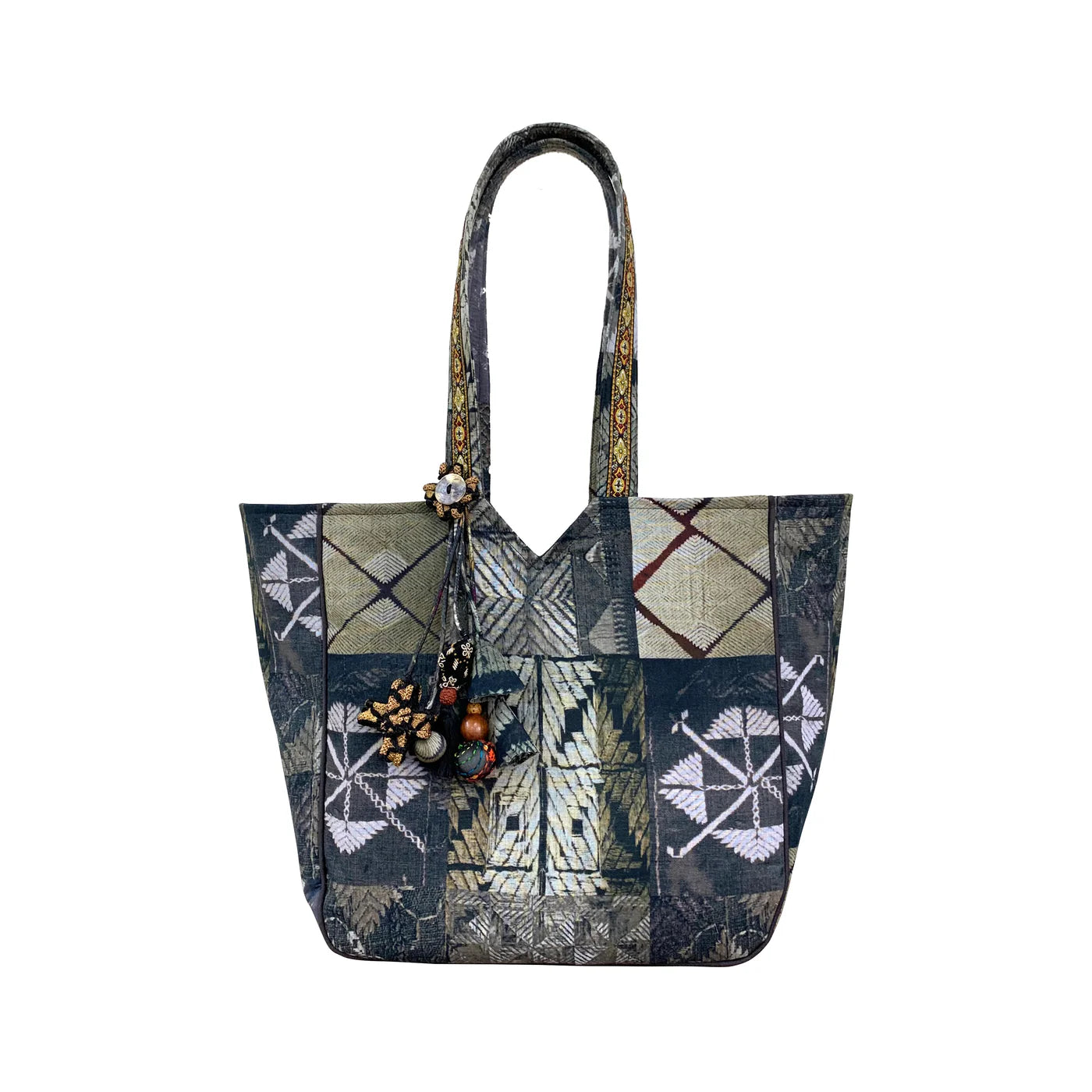 Phulkari Tote Bag in Digital Print
